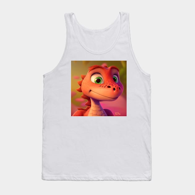 Baby Dinosaur Dino Bambino - Ella Tank Top by KOTOdesign